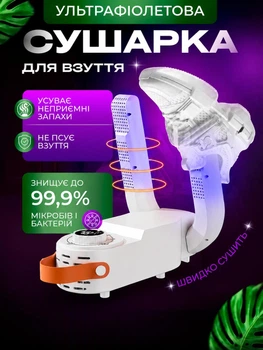 Cушилка для обуви комплект электросушилка NORDEN SD-1 сушка ботинок кроссовок носков шапок перчаток с ультрафиолетом таймером электрическая электросушка обувная электрическая антибактериальная вертикальная электросушитель сушилки