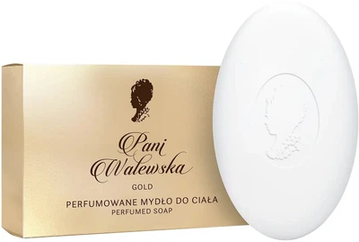 Парфумоване крем-мило для Тіла Pani Walewska Gold Пані Валевська Голд кускове Коробка 100г