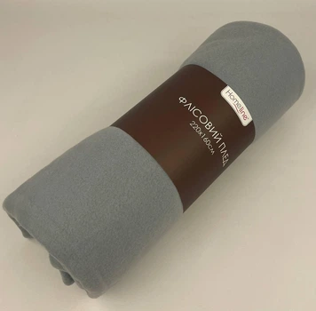 Плед флісовий Home Line 160х220 Полар принт Grey