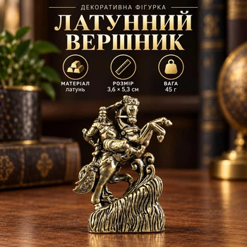 Фігурка «Вершник на коні» 3,6 × 5,3 см, 45 г