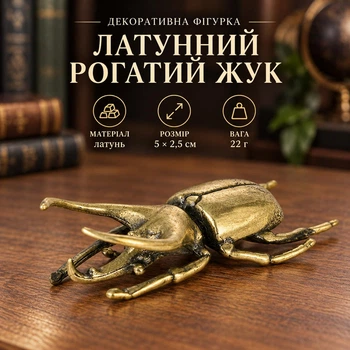 Фігурка «Рогатий жук» 5 × 2,5 см, 22 г