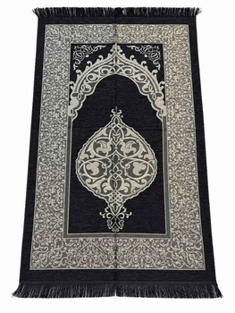 Килимок для намазу Ornament Sajda 165 × 65 см Чорний