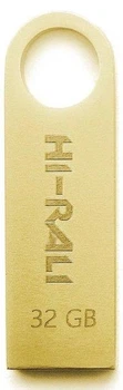 Накопичувач Hi-Rali Shuttle 32GB USB 2.0 (HI-32GBSHGD) Gold