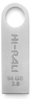 Накопичувач Hi-Rali Shuttle 64GB USB 3.2 Gen 1 (HI-64GB3SHSL) Silver