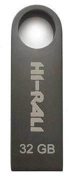 Накопичувач Hi-Rali Shuttle 32GB USB 2.0 (HI-32GBSHBK) Black
