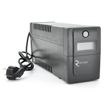 ДБЖ Ritar RTP800 (480W) Proxima-D, LCD, AVR, 3st, 2xSCHUKO socket, 1x12V9Ah, plastik Case. NEW! (UG-5850)