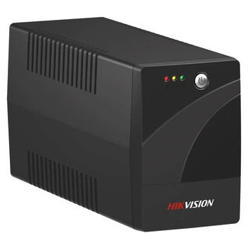 ДБЖ Hikvision DS-UPS600-R, 600ВА/360 Вт LED, 2xUniversal socket, 1x12V/7Ah, 4.25 кг, 276×101×142 мм