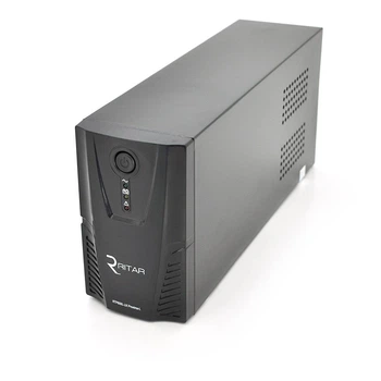 ДБЖ Ritar RTP650L-UX-IEC (390W) Proxima-L, LED, AVR, 3st, USB, 4xIEC-320 C14, 145-290Vac, 1x12V7Ah, plastik Case (314 x 97 X 143) 4,6 кг Q4 (UG-6809)