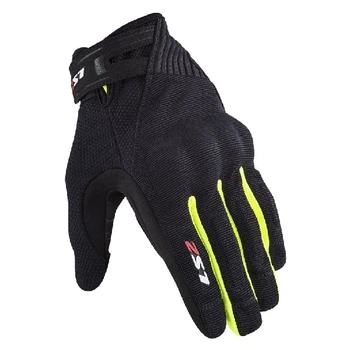 Мотоперчатки LS2 Dart 2 Man Gloves Black Hi-Vis Yellow - XXL