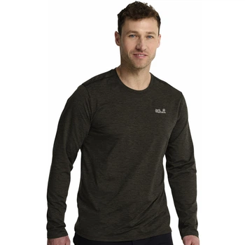 Фуфайка TRAIL LS M Jack Wolfskin A66306_E0205 46-48 Сірий (4064886757911)