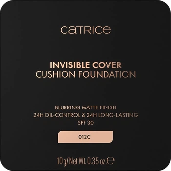 Матуюча тональна основа Catrice Invisible Cover у кушоні 012C 10 г (4059729629630)