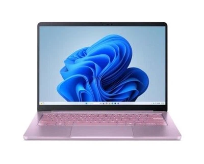 Ігровий ноутбук Acer Swift 14 AI (NX.W4JEX.00B), Intel Core 5 320 / 14" / 120 Гц / RAM 12 ГБ LPDDR5X / SSD 512 ГБ / Intel Graphics / Windows 11 Home / Рожевий