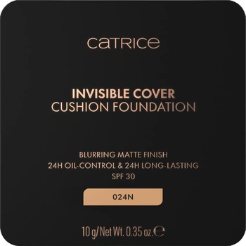Матуюча тональна основа Catrice Invisible Cover у кушоні 024N 10 г (4059729540331)
