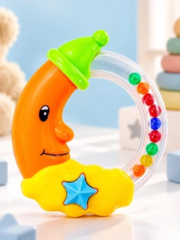 Погремушка кольцо для малышей 11 см для развития моторики Biba Toys MC-8526
