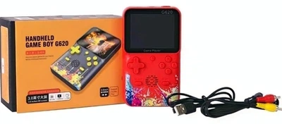 Портативна ігрова приставка Handheld G620 500 ігор екран 3″ Li-Ion акумулятор підключення до телевізора red