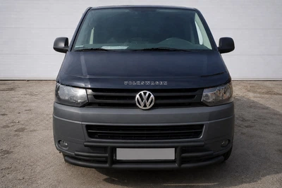 Передняя защита F3-42 Black (нерж.) для Volkswagen T5 2010-2015 гг
