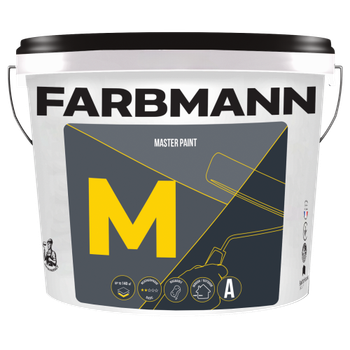 Краска универсальная матовая FARBMANN М Master Paint (База А, белая) 14л