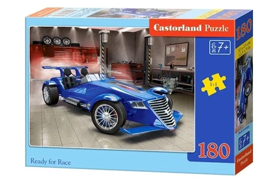 Пазли Castorland 180 "Синій автомобіль" CASTORLAND puzzle (B-018406/А21)