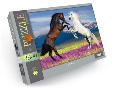 Пазли Danko Toys 1500 елементів."Коні" (C1500-04-05/Г17)