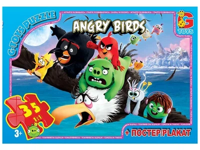 Пазли "Angry Birds", 35 ел (001031/А21)