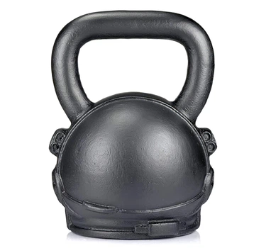 Гиря дизайнерська Body of steel Астронавт 24 кг чорна
