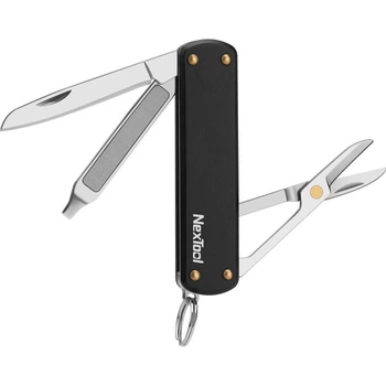 Кишеньковий мультитул NEXTOOL Multi-function knife ABS+сталь Black (NE0141)