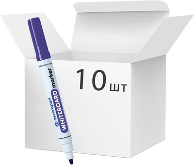 Набір маркерів для дошок Centropen Board Фіолетовий 2.5 мм 10 шт (8595013635117)