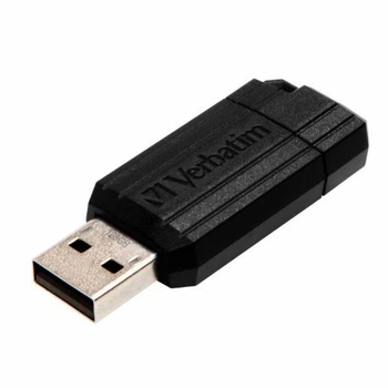USB-накопитель Verbatim PinStripe 128GB USB 2.0 Black (49071)