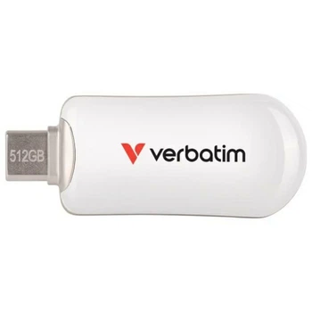 Флешка Verbatim Plectra 512GB USB-C White (30231)
