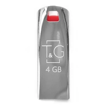 Флеш накопичувач T&G Stylish TG115 USB 2.0 4GB Grey