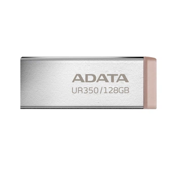 Флеш-накопичувач ADATA USB 3.2 UR 350 128Gb Silver/Beige
