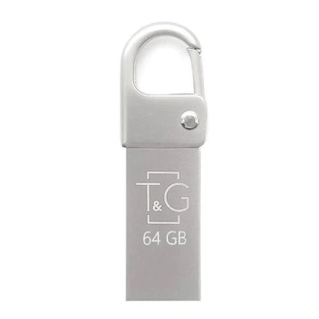 Флеш накопичувач T&G Metal TG027 USB 2.0 64GB Silver