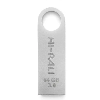 Флеш накопичувач Hi-Rali Shuttle USB 3.0 64GB Silver