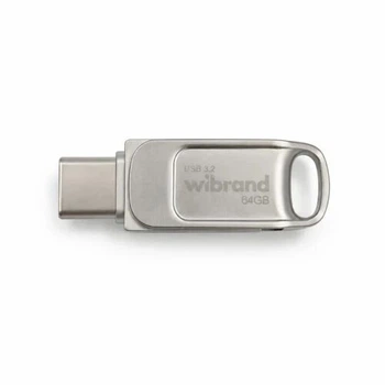 Флеш накопичувач Wibrand Bee Type C / USB 3.2 Gen 1 64GB Black