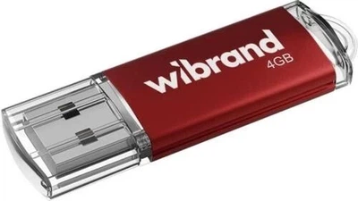 Флеш накопичувач Wibrand Cougar USB 2.0 4GB Red