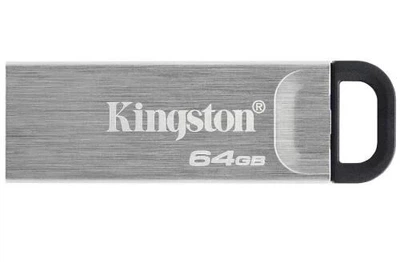 Флеш накопичувач Kingston DataTraveler Kyson USB 3.2 Gen 1 64GB Silver