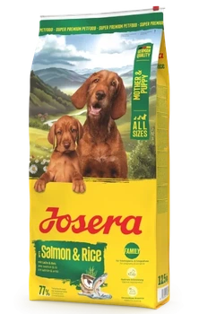 Сухий корм Josera Mother & Puppy Salmon & Rice (Family Plus) для цуценят, вагітних і годувальниць, 12.5 кг