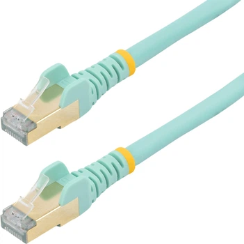 Patchcord Startech Cat 6a U/FTP (STP) RJ-45 0.5 m Turquoise (6ASPAT50CMAQ)