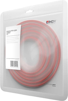 Patchcord Lindy Cat 7 S/FTP (S-STP) RJ-45 0.3 m Red (4002888472906)