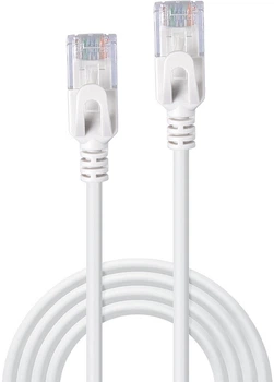 Patchcord Lindy Cat 6a U/UTP (UTP) RJ-45 1 m Grey (4002888475822)