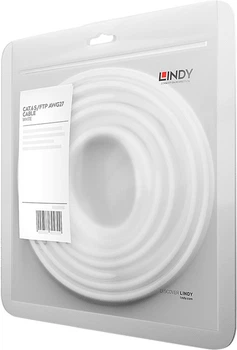 Patchcord Lindy Cat 6 S/FTP (S-STP) RJ-45 2 m White (4002888477949)