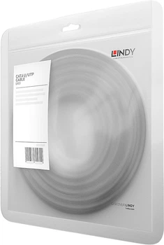 Patchcord Lindy Cat 6 U/UTP (UTP) RJ-45 0.3 m Grey (4002888480000)