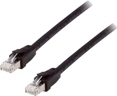 Patchcord Equip Cat 8.1 S/FTP (S-STP) RJ-45 0.5 m Black (4015867223574)