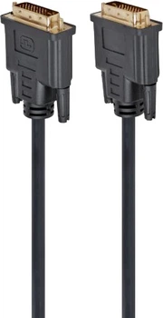 Кабель Cablexpert DVI-D - DVI-D 4.5 м Черный (CC-DVI2-BK-15)