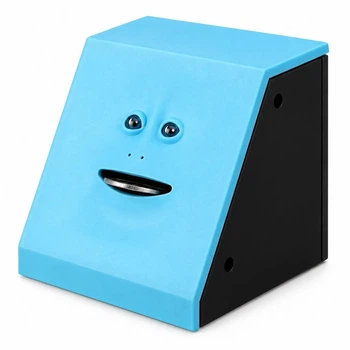 Жуюча скарбничка Face Bank у вигляді обличчя яке їсть гроші