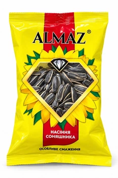 Насіння соняшника ТМ "Алмаз" смугасте 90г