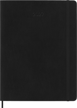 Щотижневик Moleskine 2027 19 х 25 см 144 сторінки м’яка обкладинка Чорний (8056999279660)