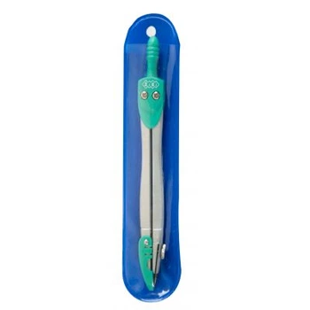 Циркуль ZiBi в мягком PVC чехле, зеленый, KIDS Line (ZB.5390-04)