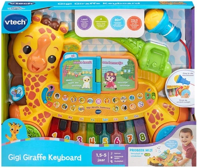 Музичне піаніно VTech Jimmy Giraffe Keyboard 565003 (3417765603235)