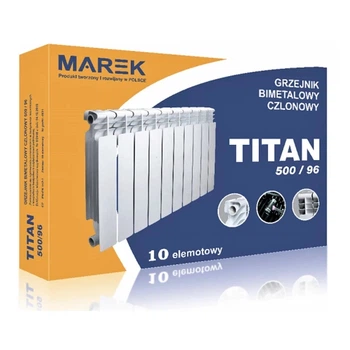 Радиатор биметалический MAREK TITAN 500/96 (188 Вт) 5 секций